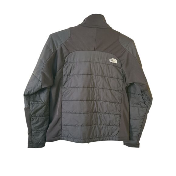The North Face Men’s Medium Black Quilted Zip Jacket MINOR FLAW - Picture 2 of 12